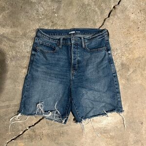 Old Navy frayed Jorts